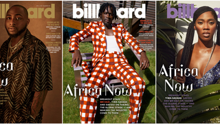 Davido, Tiwa Savage and Mr. Eazi Cover Billboard for Publication's First Issue Devoted Entirely to Africa